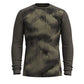 Men's Classic Thermal Merino Base Layer Crew - North Woods Foggy Pines