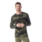 Men's Classic Thermal Merino Base Layer Crew - North Woods Foggy Pines