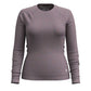 Women's Classic Thermal Merino Base Layer Crew - Chalk Violet Heather