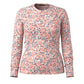 W Classic Thermal Merino Base Layer Crew - Coral Reef Floral