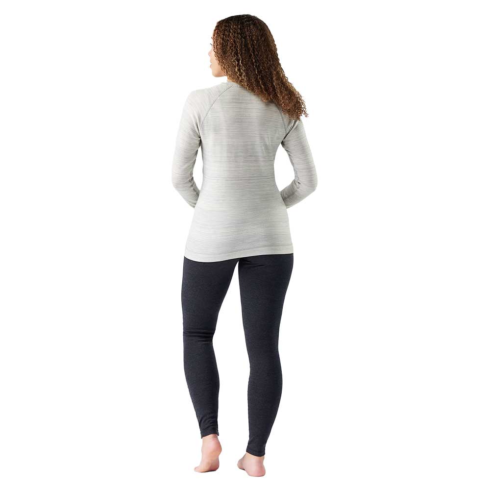 Women's Classic Thermal Merino Base Layer Crew - Light Grey Color Shift