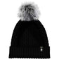 Lodge Girl Beanie - Black/Light Gray