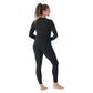 Women's Classic All-Season Merino Base Layer Crew - Black