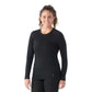 Women's Classic All-Season Merino Base Layer Crew - Black