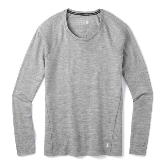 Women's Classic All-Season Merino Base Layer Crew - Light Grey Heather