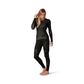 Women's Intraknit Thermal Merino Base Layer Crew - Black-White