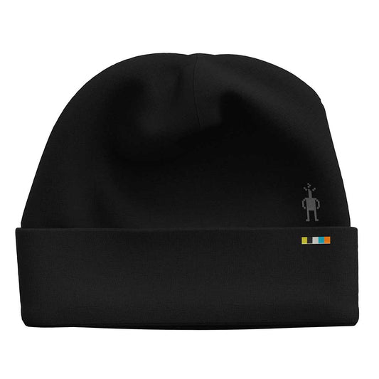 Thermal Merino Reversible Cuffed Beanie - Black