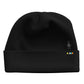 Thermal Merino Reversible Cuffed Beanie - Black