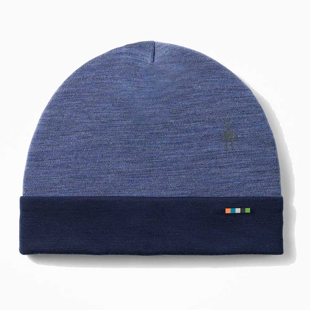 Thermal Merino Reversible Cuffed Beanie - Nightfall Blue/Deep Navy