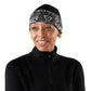 Thermal Merino Reversible Cuffed Beanie - Black Deco Floral