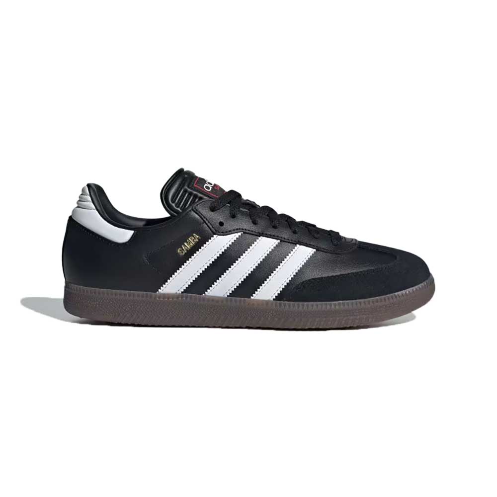 Men's Samba Indoor Soccer Shoe - Core Black/Cloud White/Vivid Red - Regular (D)