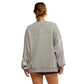 Women's All Star Pullover Logo - Heather Grey/White