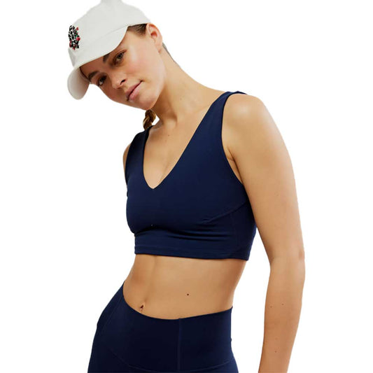 Women's Never Better Cropped Cami - Midnight Navy