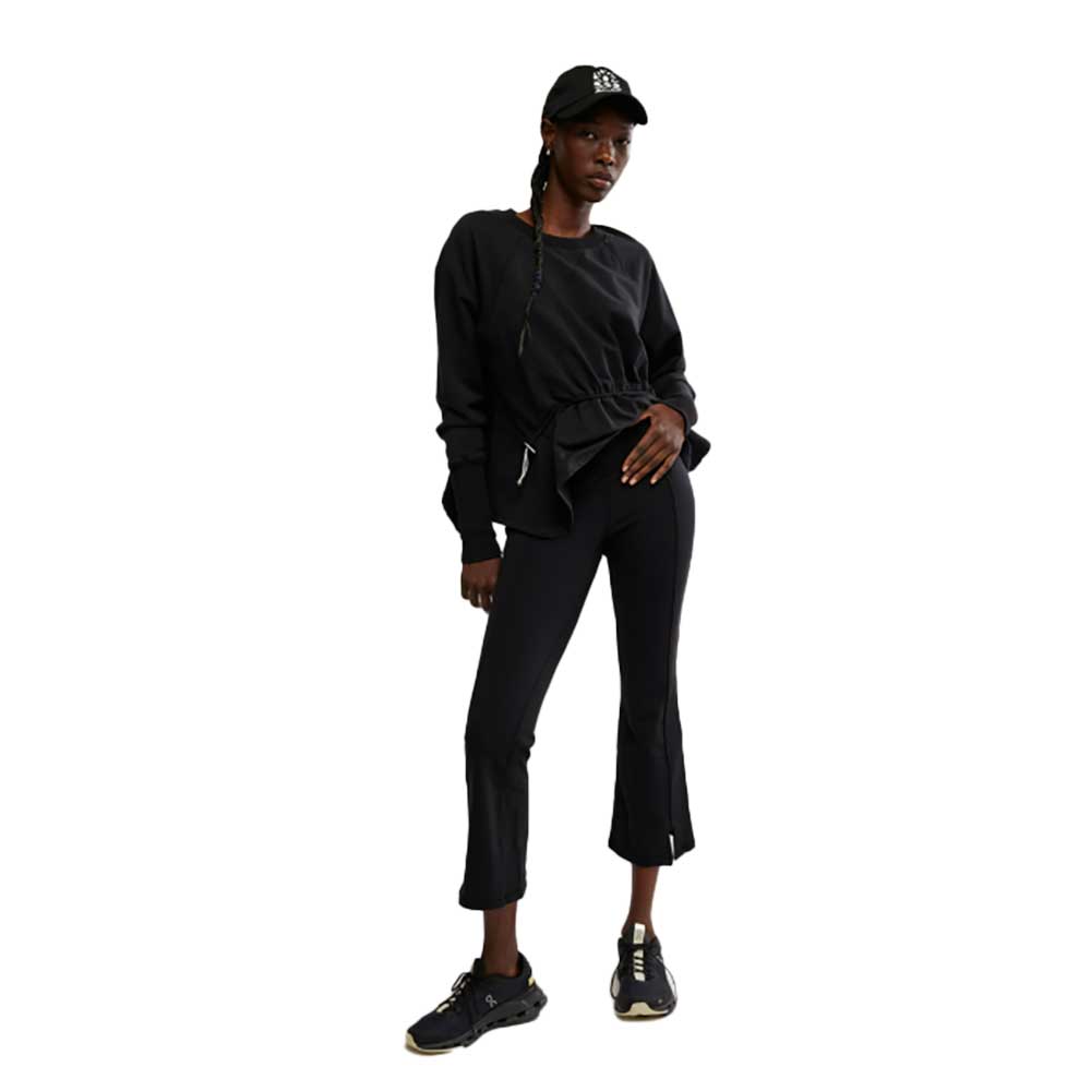 Women's Tryouts Cropped Flare - Black