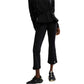 Women's Tryouts Cropped Flare - Black
