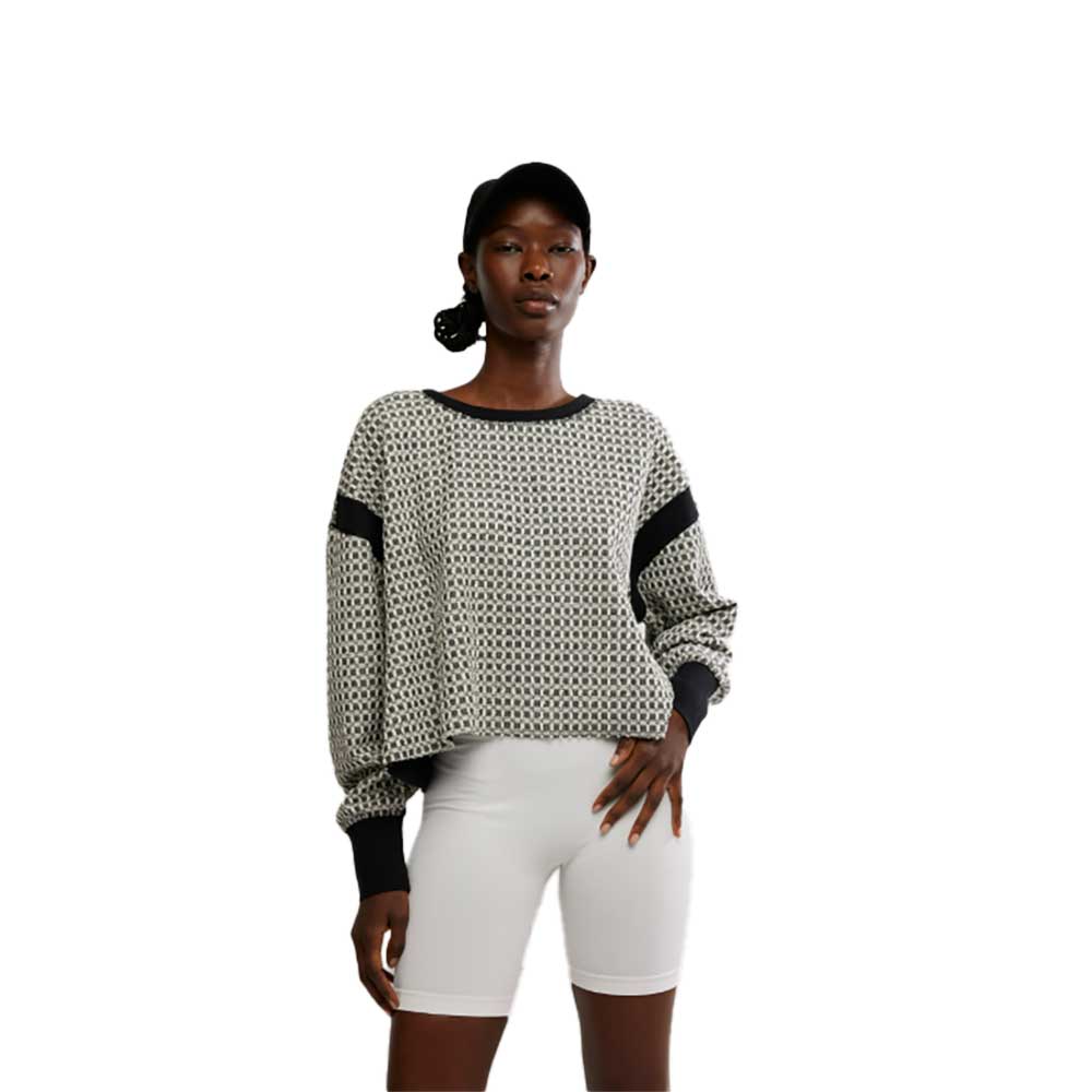 Women's My Time Layer Textured - Black White Combo