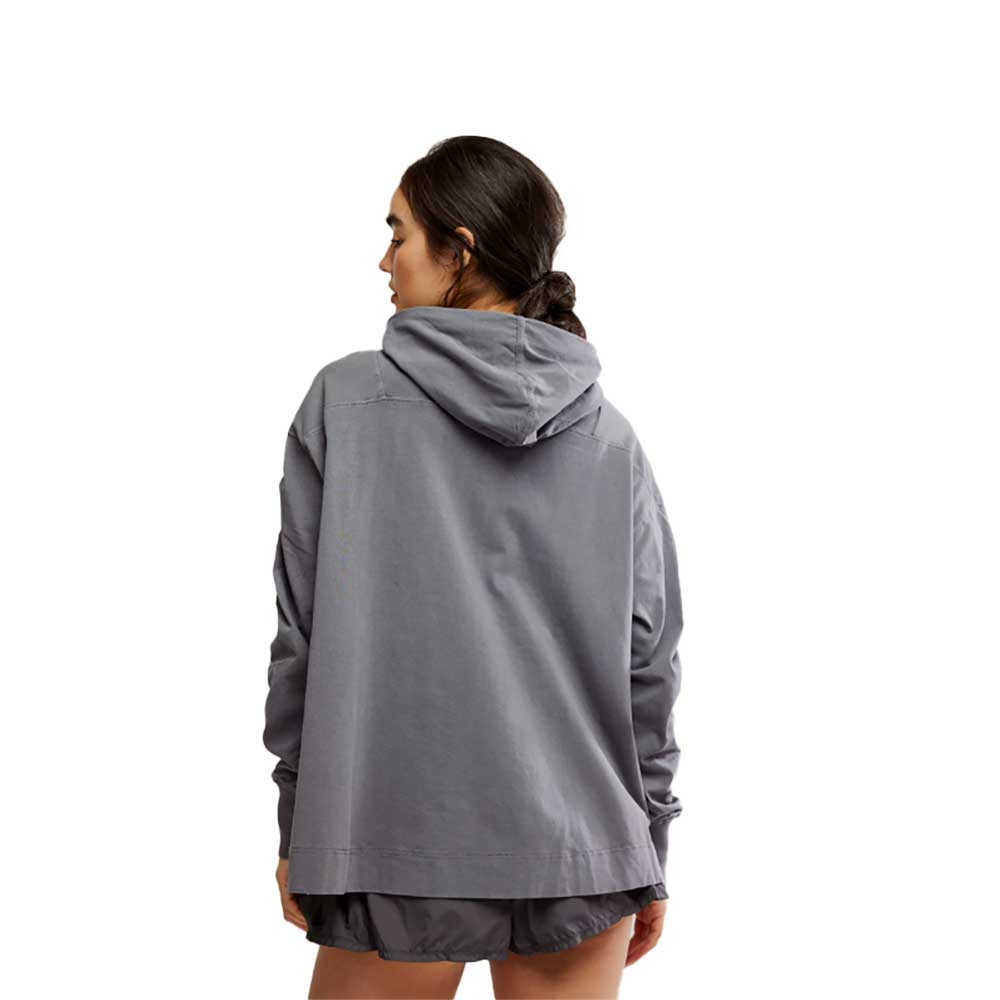 Women's Hot Shot Hooded Layer - Gunmetal