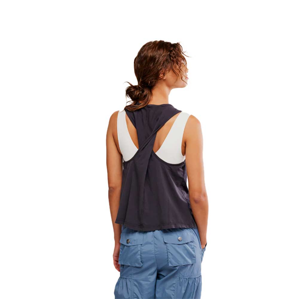 Women's Hot Shot Twist Tank - Black