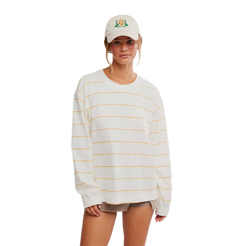 Women's Printed Hustle Layer - Awning Stripe Ivory