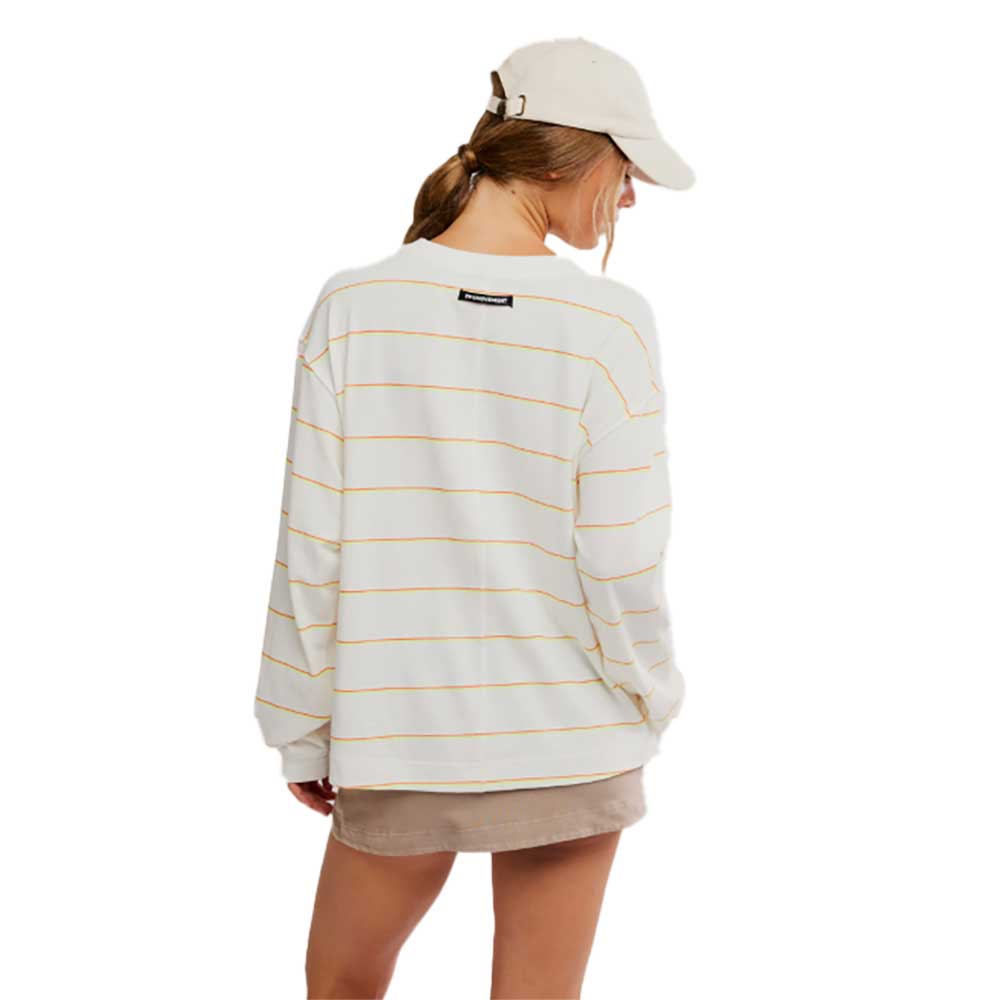 Women's Printed Hustle Layer - Awning Stripe Ivory