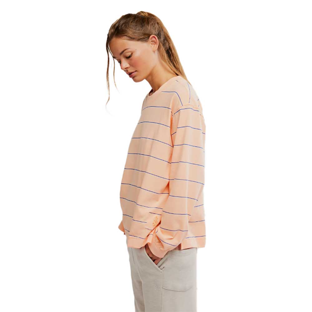 Women's Printed Hustle Layer - Awning Stripe Peach