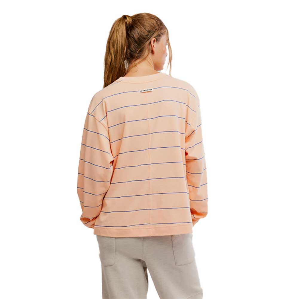 Women's Printed Hustle Layer - Awning Stripe Peach