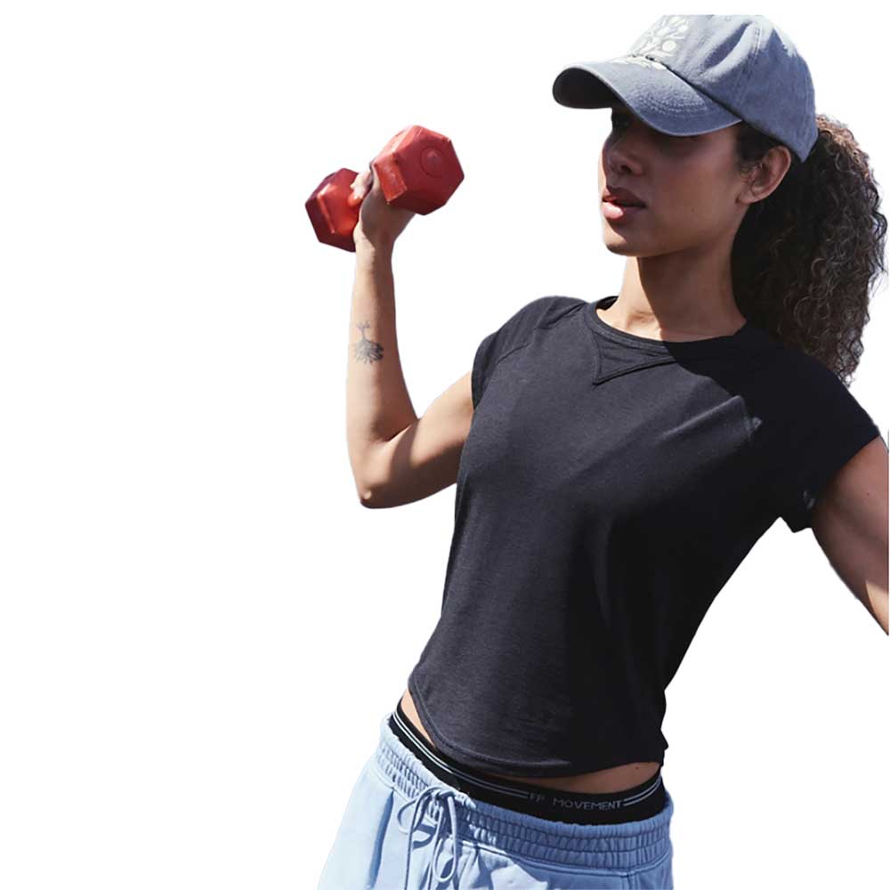 Women's Tempo Baseball Tee - Black
