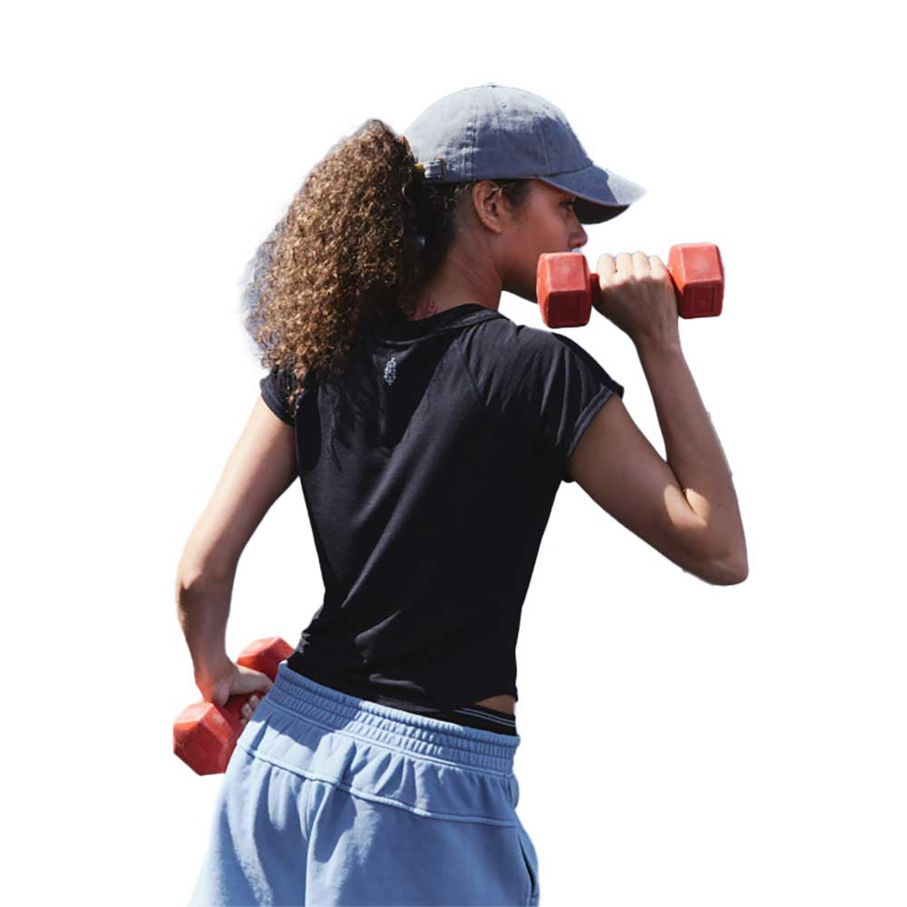 Women's Tempo Baseball Tee - Black