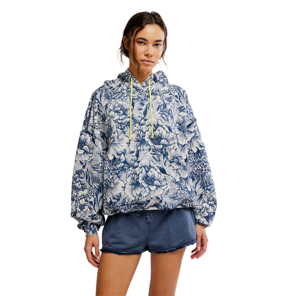 Women's Printed Final Call Hoodie - Wild Side Navy Combo
