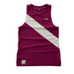 Women's Van Cortandt Singlet - Raspberry/Ivory