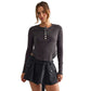 Women's Cool Down Crew - Black