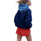 Women's Plaid Hood Final Call - Midnight Navy