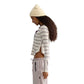 Women's Cool Down Crew Stripe - Ivory Combo