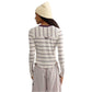 Women's Cool Down Crew Stripe - Ivory Combo