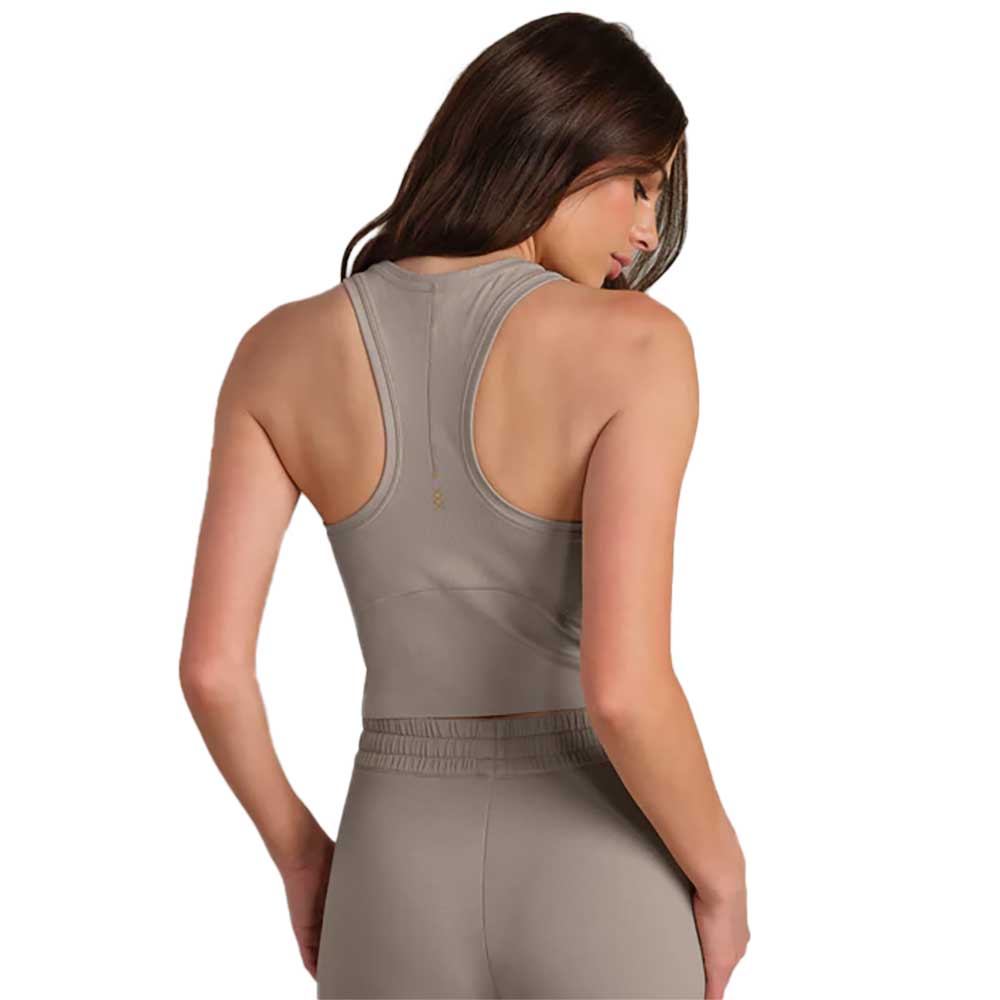Women's Serene Fitted Tank - Beige Stone