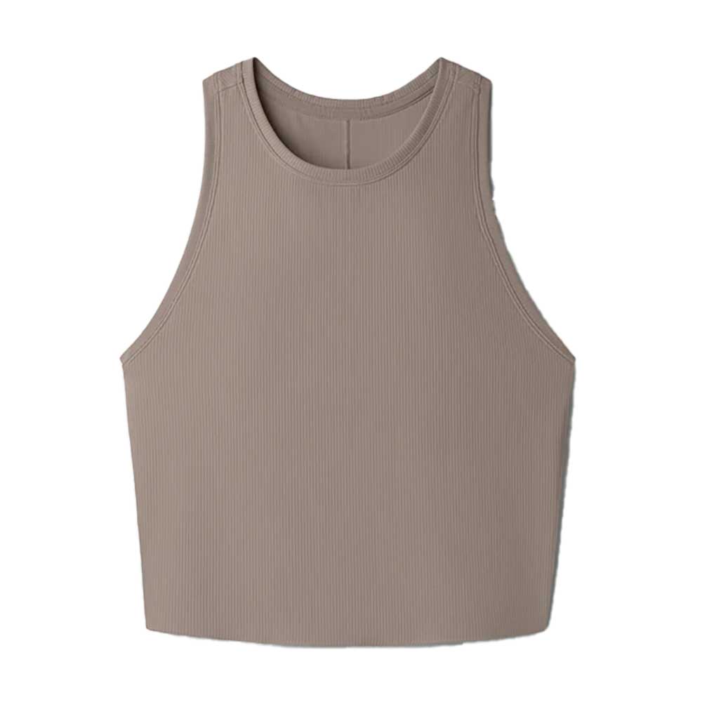 Women's Serene Fitted Tank - Beige Stone