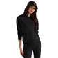 Women's Serene Studio Hoodie - Pure Black