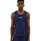 Men's Vento Training Singlet Embossed Houndstooth - NY Navy/Vintage Blue