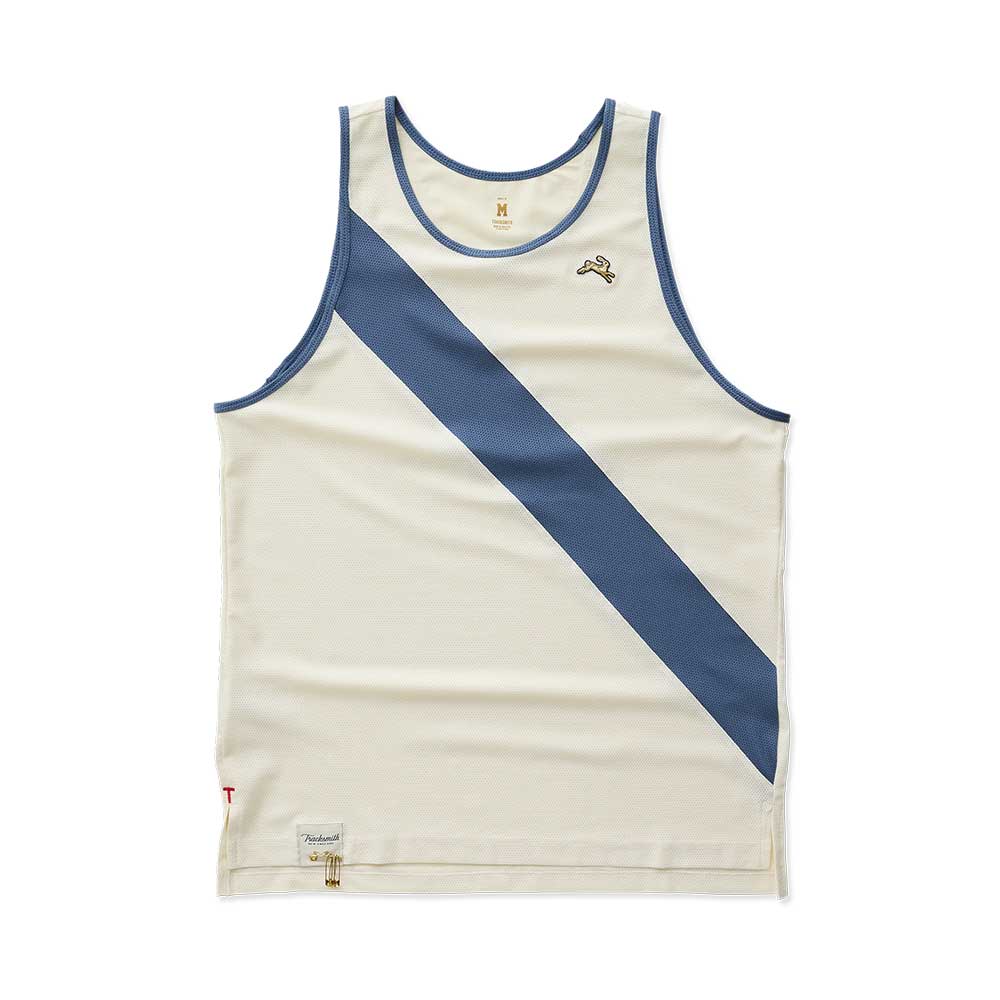 Men's Van Cortlandt Singlet - Antique White/Bering Sea