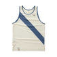 Men's Van Cortlandt Singlet - Antique White/Bering Sea