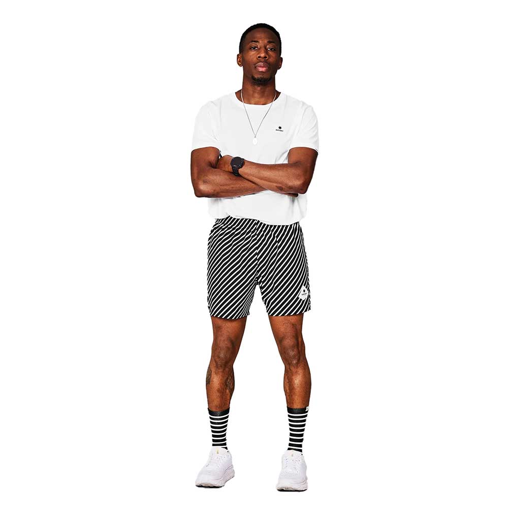 Men's Stripe Pace Shorts 5" - Stripe