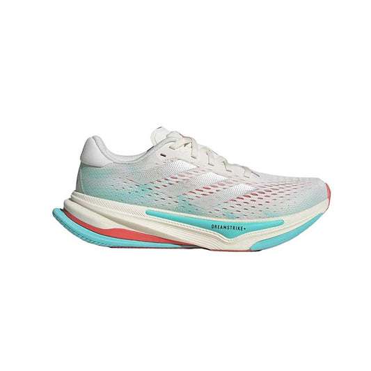 Women's Supernova Prima Running Shoe - Off White/Silver Metalic/Flash Aqua - Regular (B)