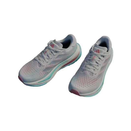 Women's Supernova Prima Running Shoe - Off White/Silver Metalic/Flash Aqua - Regular (B)