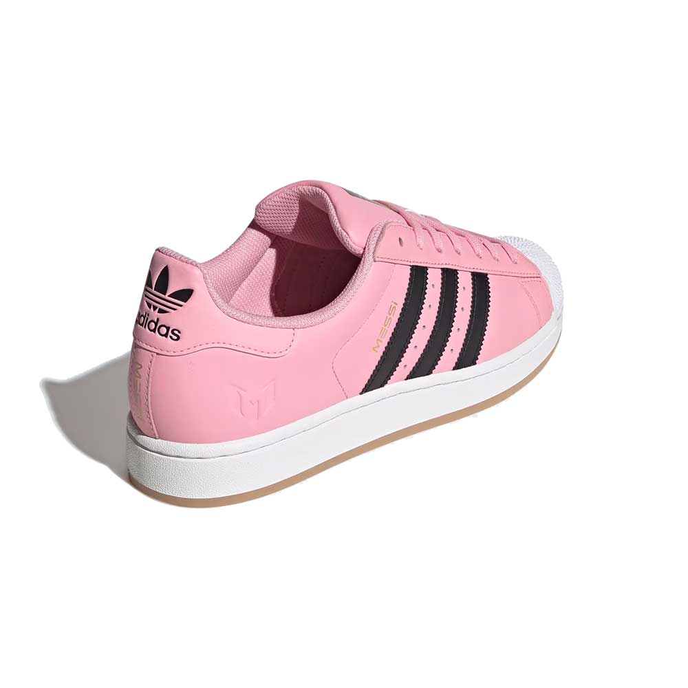 Superstar Messi Lifestyle Shoe - Light Pink/Core Black/Gold Metallic - Regular (D)