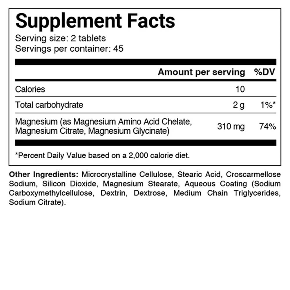 Triple Magnesium Professional Recovery Tablets 90s