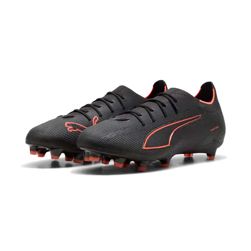 Men's Ultra 6 Pro FG/AG Soccer Cleat - Puma Black/Puma Red - Regular (D)