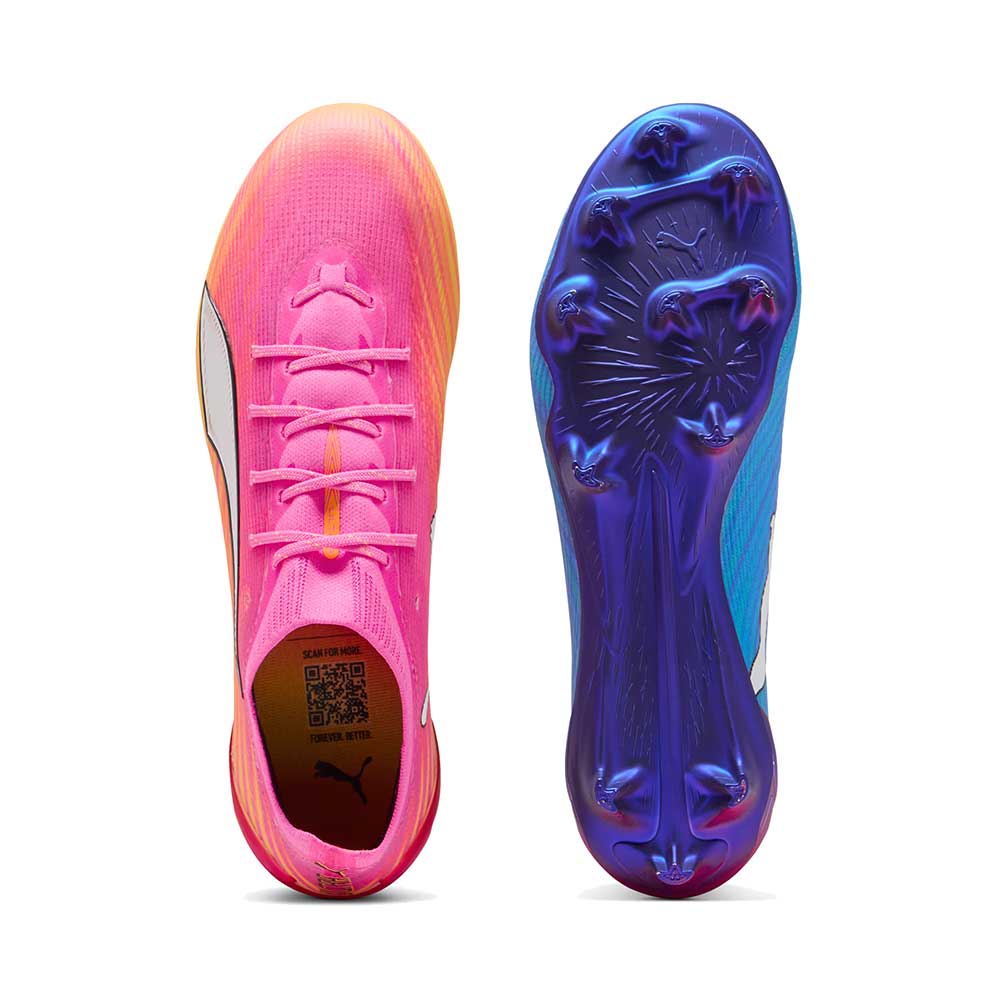 Ultra 6 Ultimate FG Soccer Cleat - Poison Pink/Puma White/Sun Stream - Regular (D)