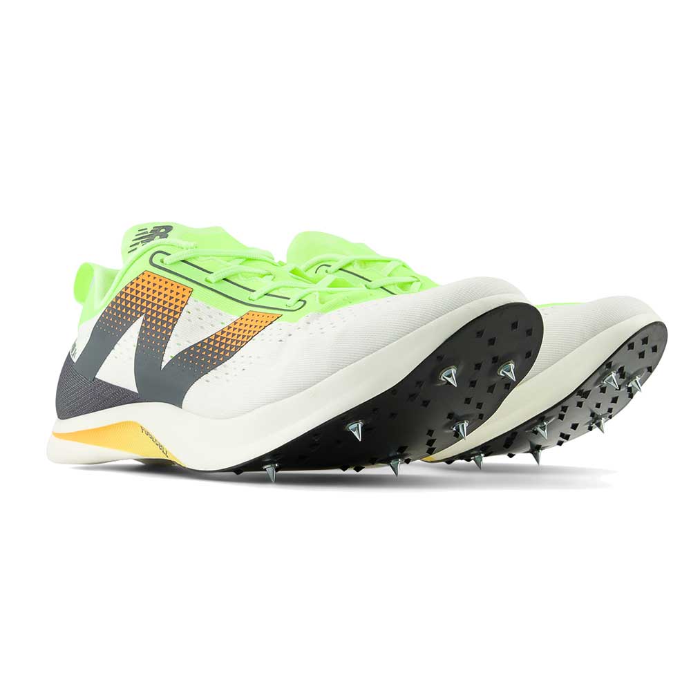 All Gender FuelCell SuperComp MDXv3 Track Spike - White/Bleached Lime Glo - Regular (D)