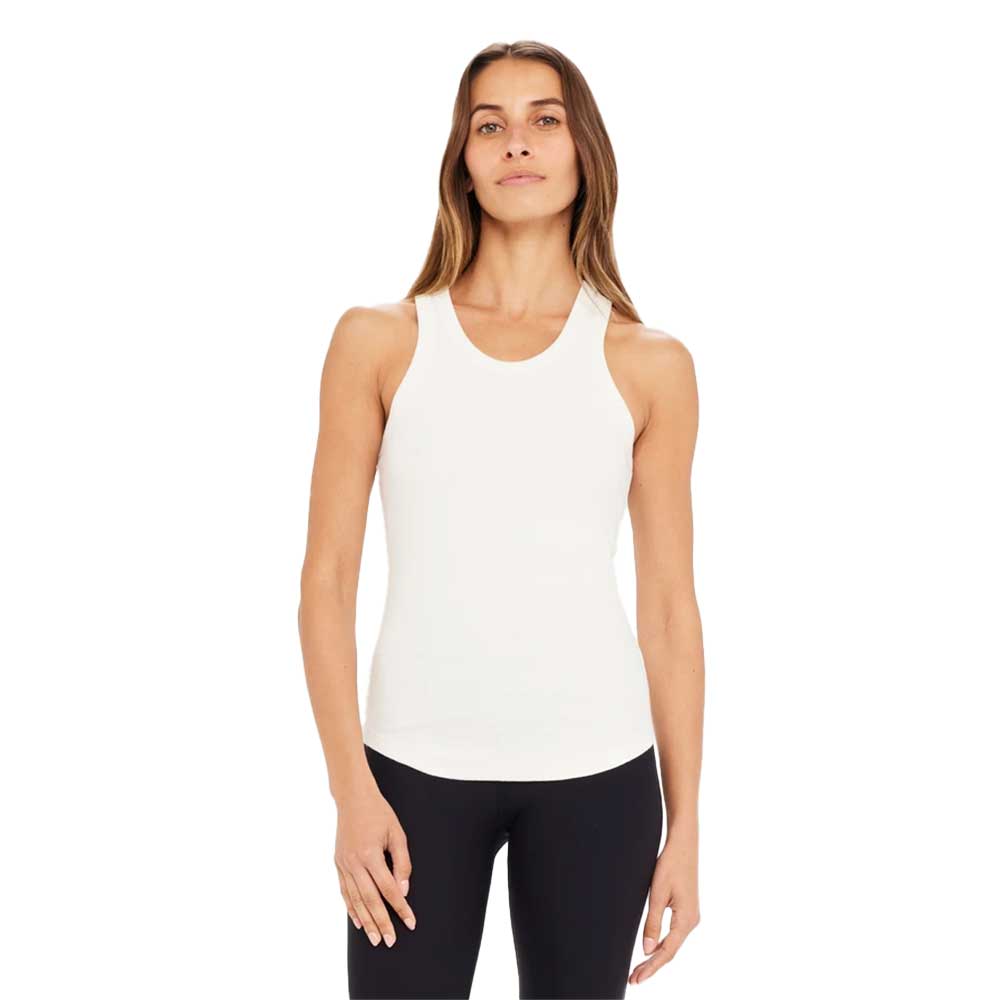 Women's Frankie Rib Tank - White