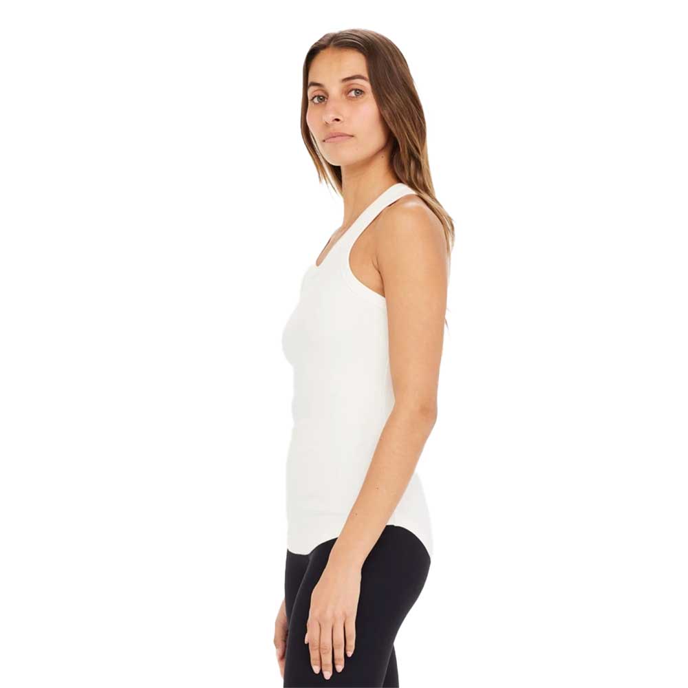Women's Frankie Rib Tank - White